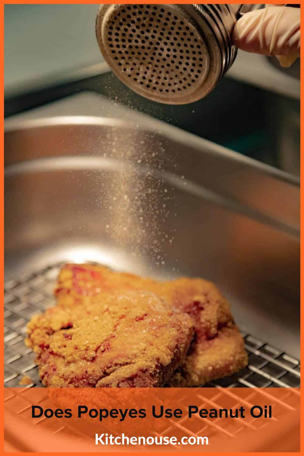 Does Popeyes Use Peanut Oil