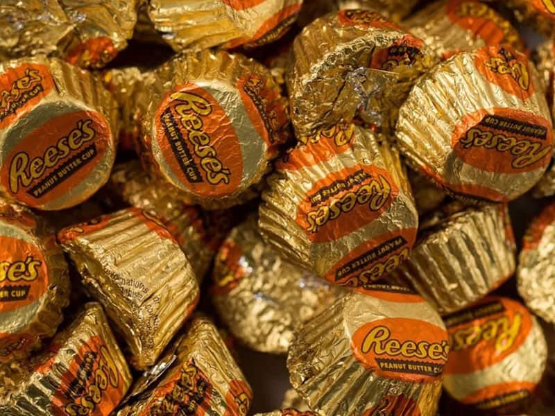 Freeze a Reese’s peanut butter cup