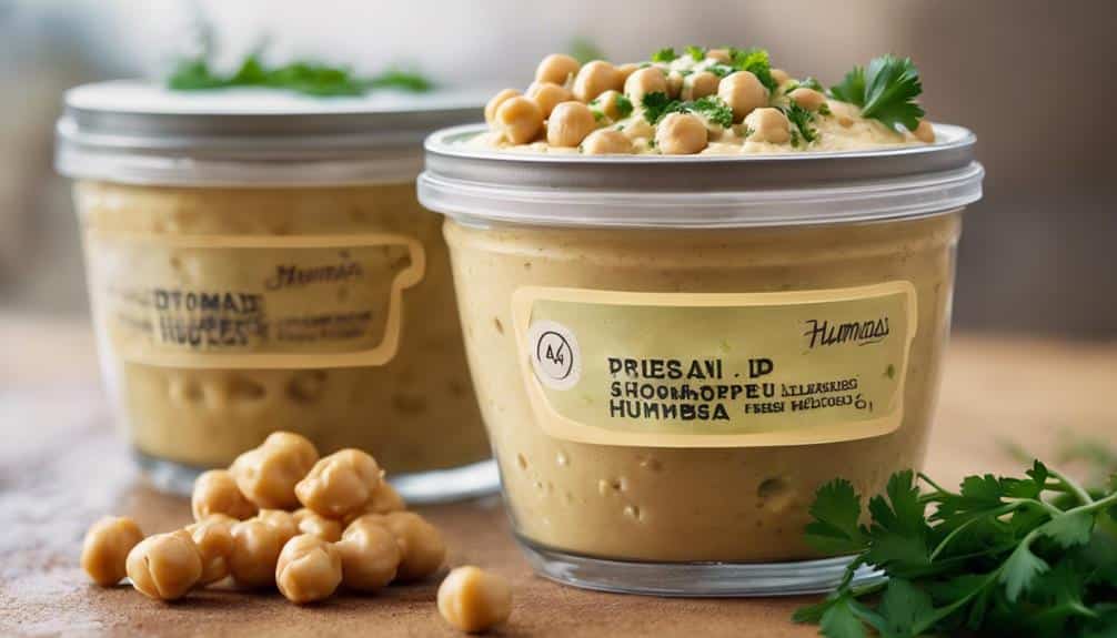 hummus freshness comparison study
