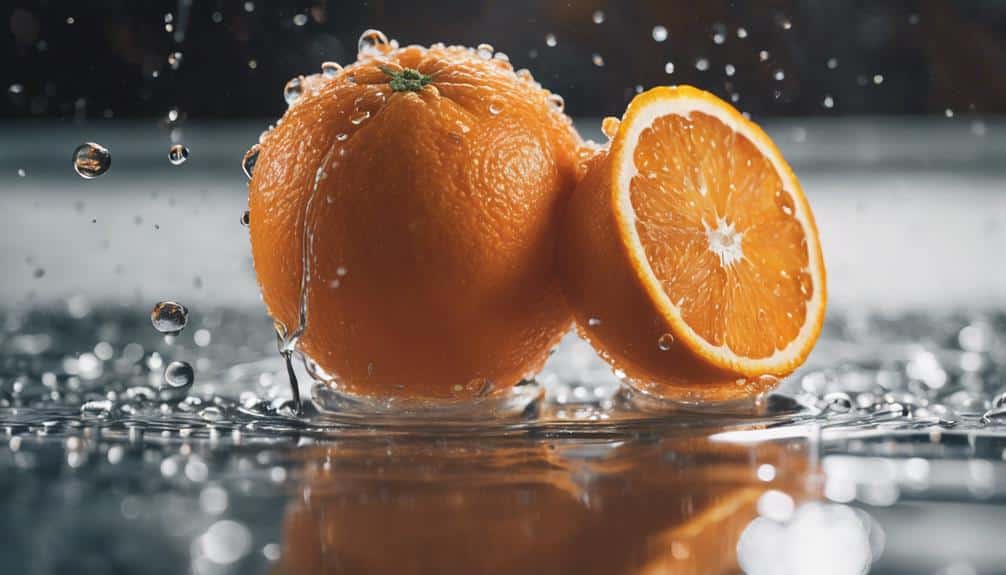 preserving cut orange freshness