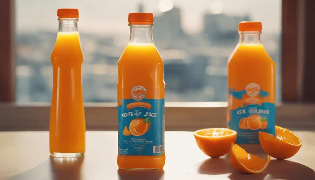 varieties of orange juice