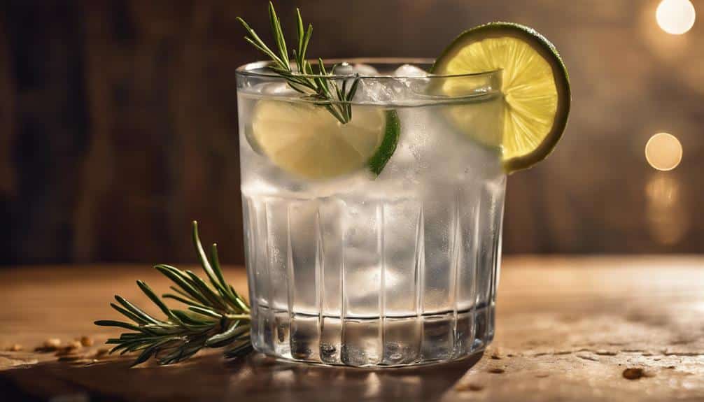 refreshing gin and tonic