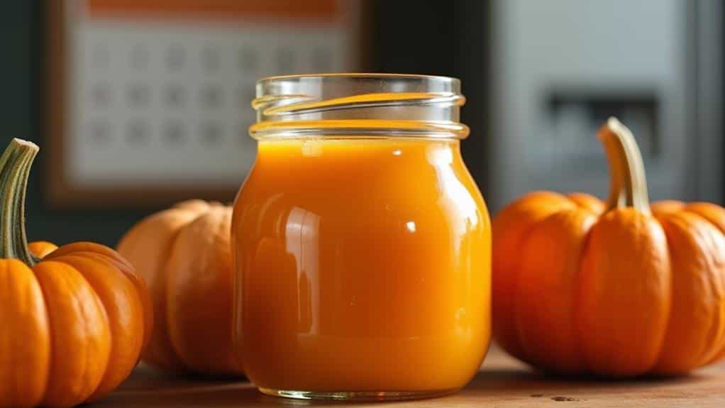 pumpkin puree shelf life