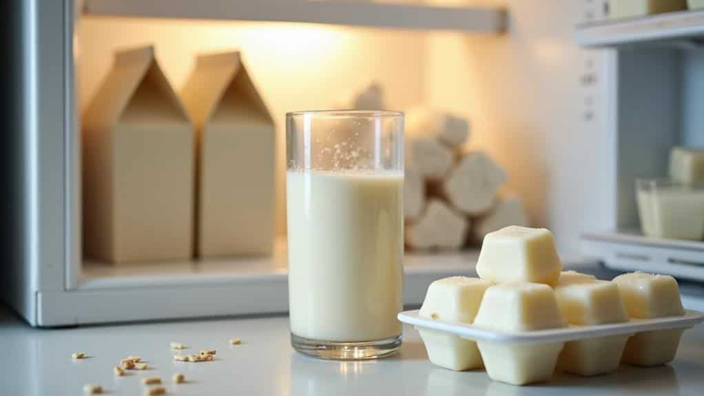 freezing soy milk tips