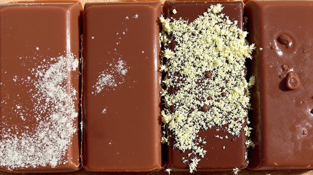 signs of spoiled chocolate