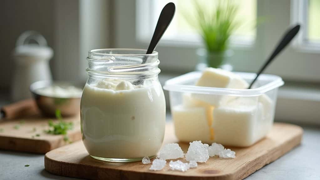 freeze sour cream safely refrigerated