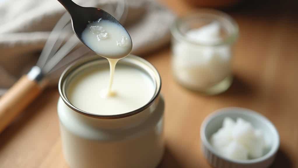 freezing alters evaporated milk_texture