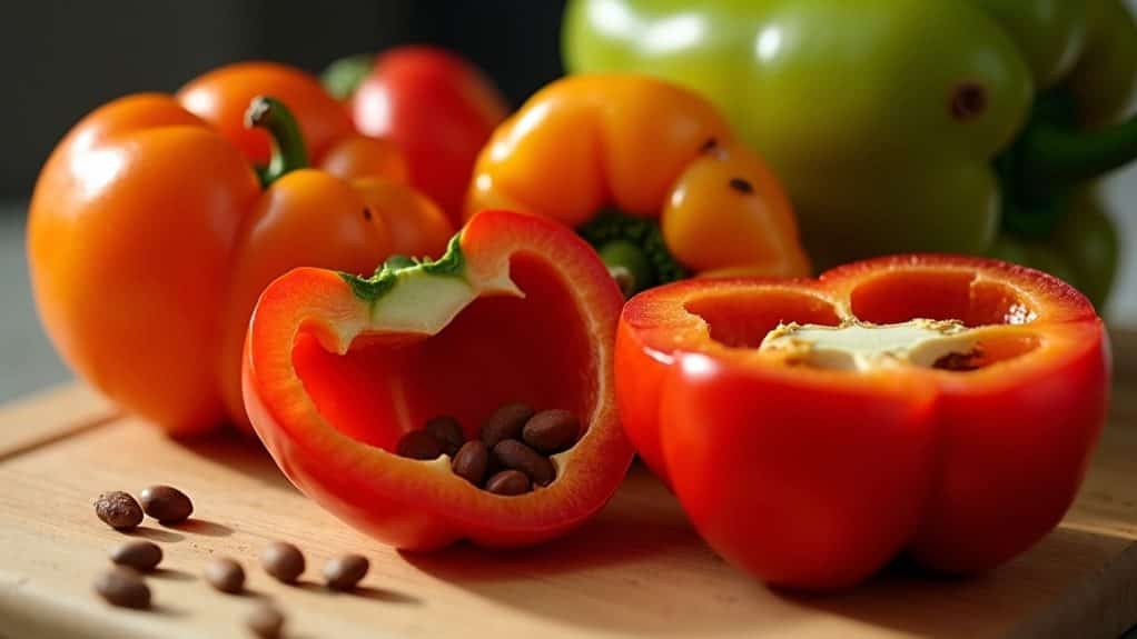 moldy wrinkled slimy smelly