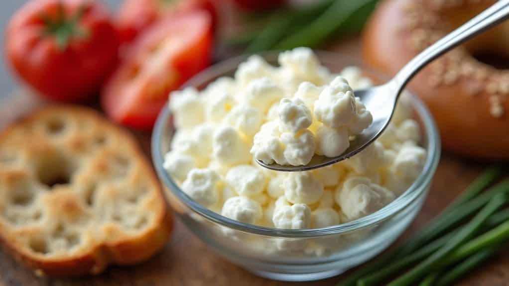 use thawed cottage cheese cooked