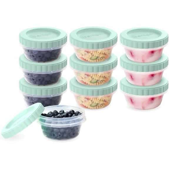 Bentgo Prep 20-Piece 8oz Deli Containers (Honeydew)