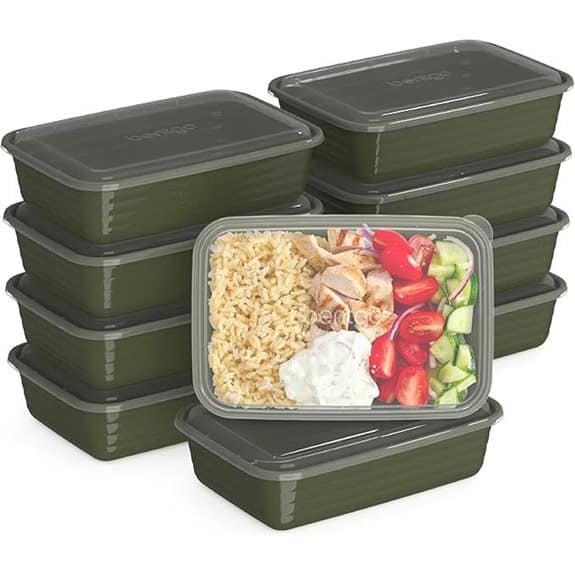 Bentgo Prep 20-Piece Reusable Meal Prep Containers