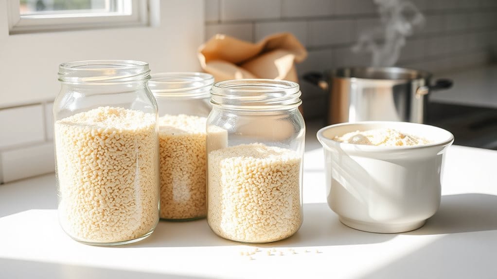 airtight containers preserve grits freshness