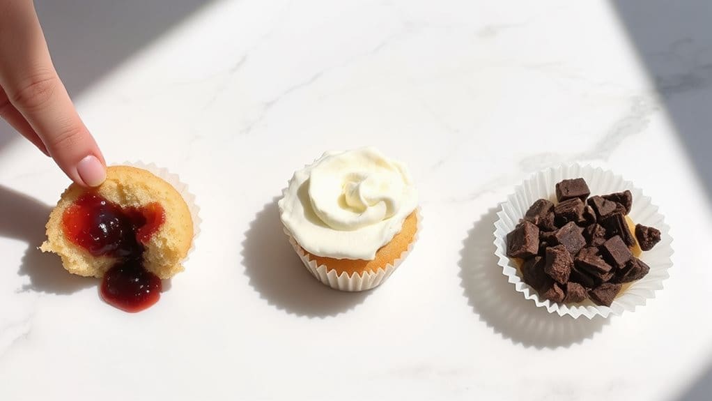 fillings affect cupcake freshness duration