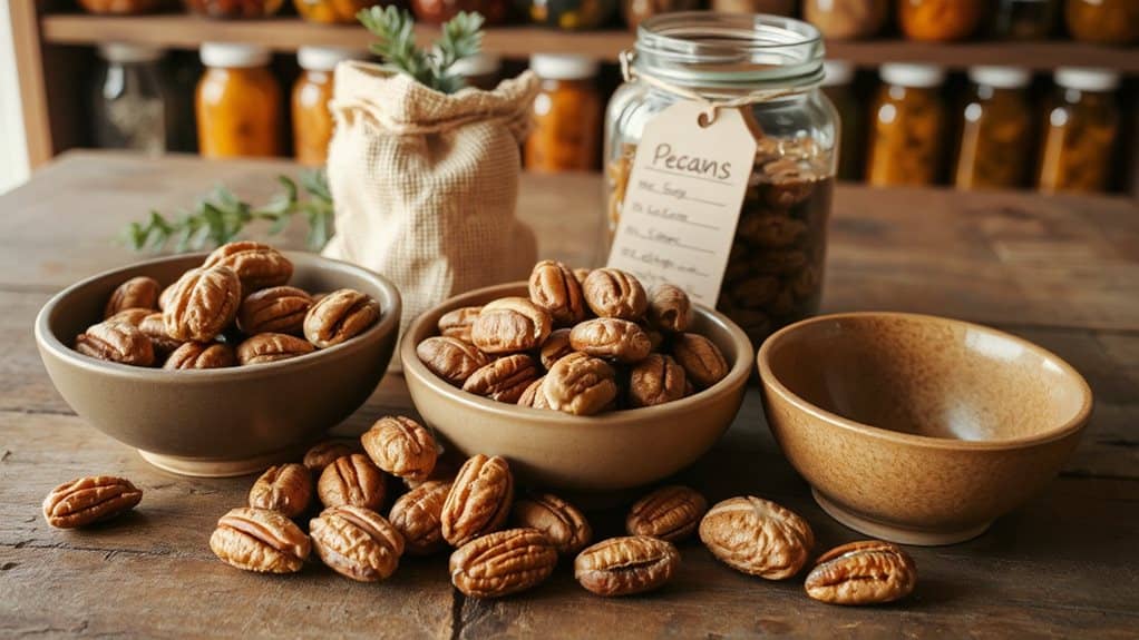 pecans spoil if improperly stored