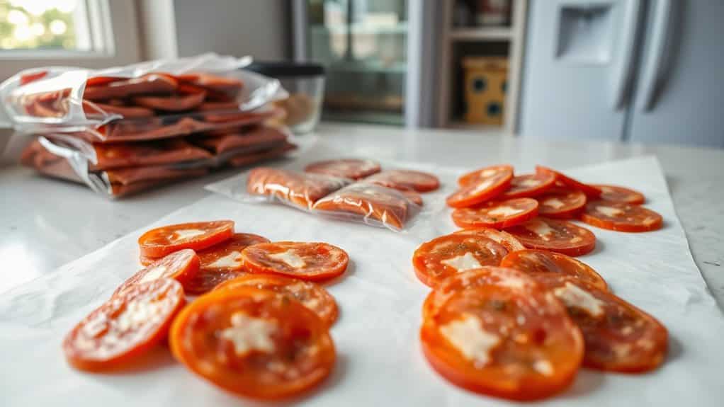 pepperoni spoilage and storage