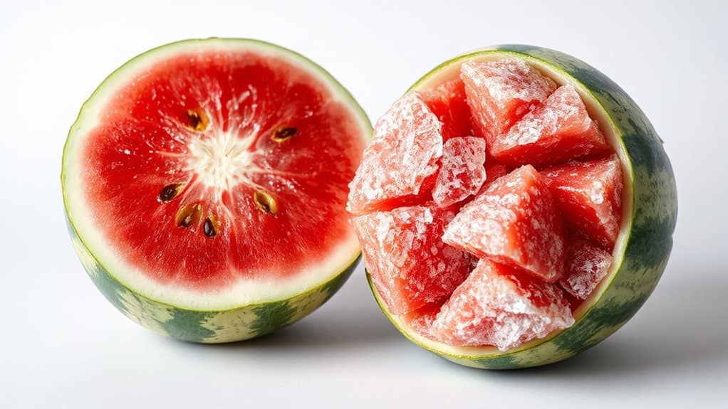 softer texture after freezing