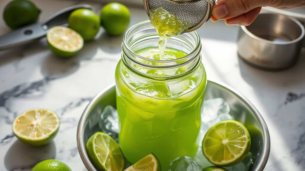 store fresh lime juice properly