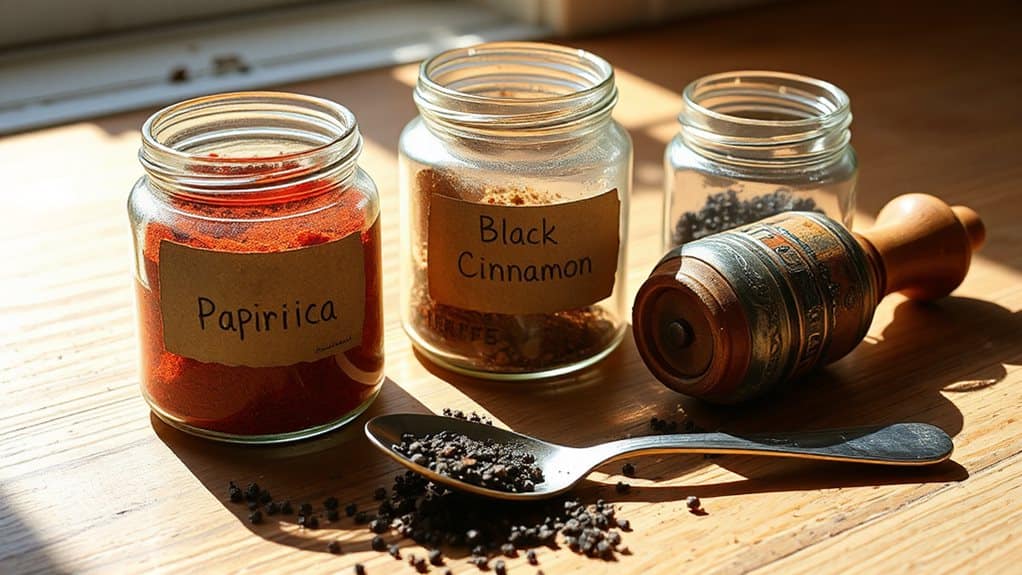 store spices airtight and dark