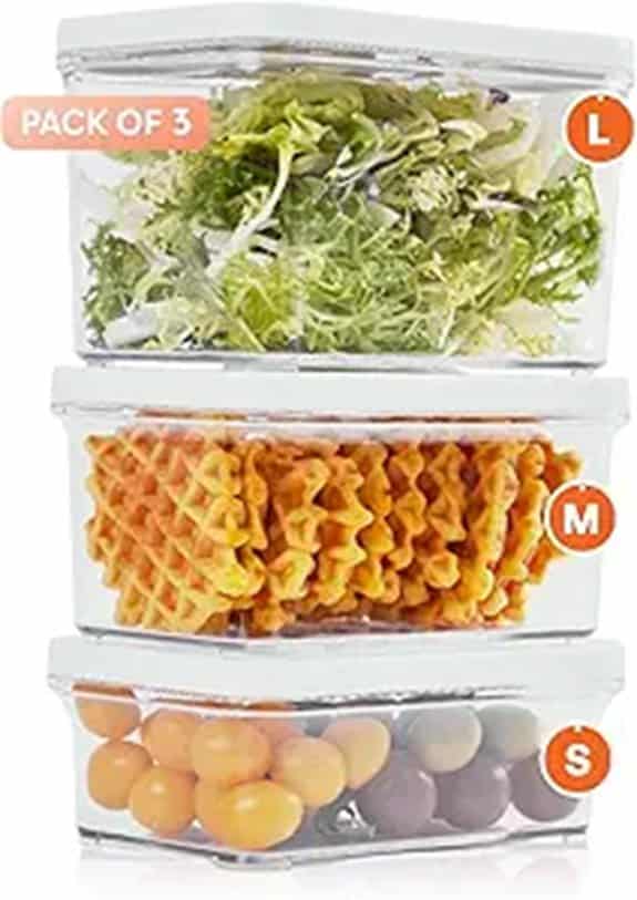 Vacuum Food Storage Canister Set (3 pcs)