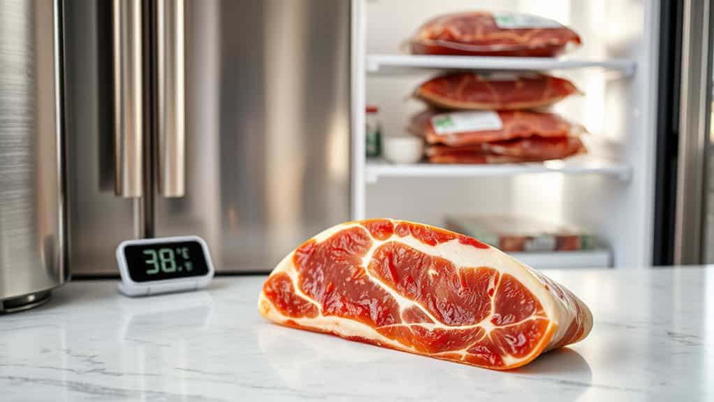 whole legs shelf stable opened refrigerated