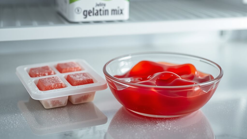 freeze jell o eat frozen