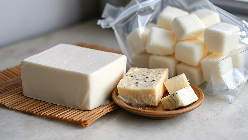 freeze tofu for chewier texture