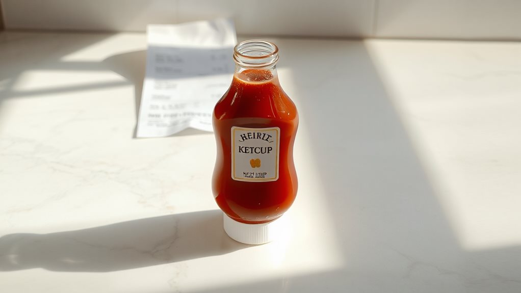 high acid ketchup lasts long