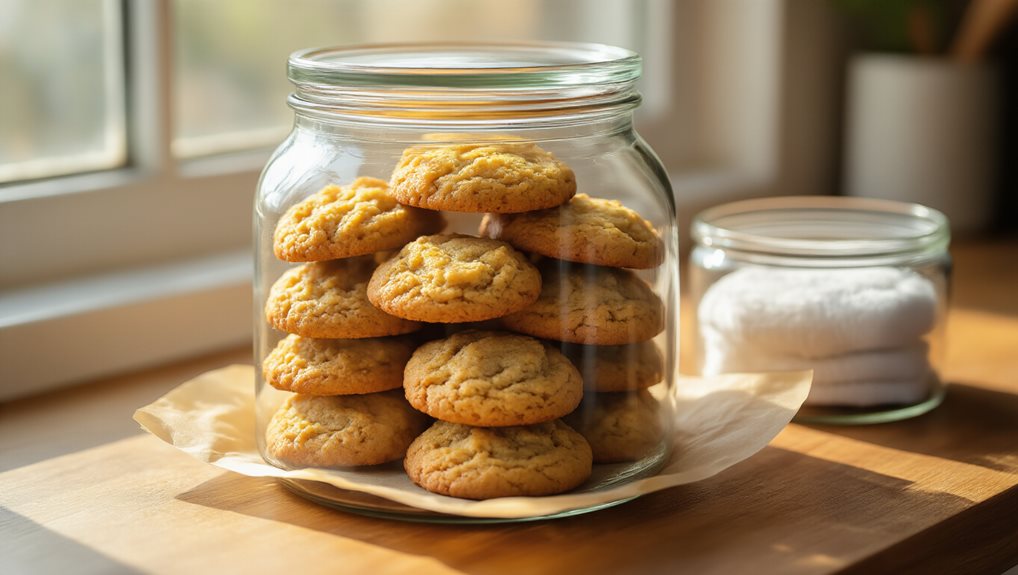 airtight storage preserves chewy cookies