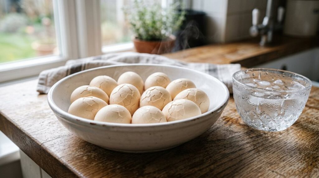 boiled eggs easy peel method