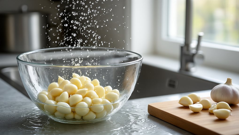 bowl shake garlic peeling method