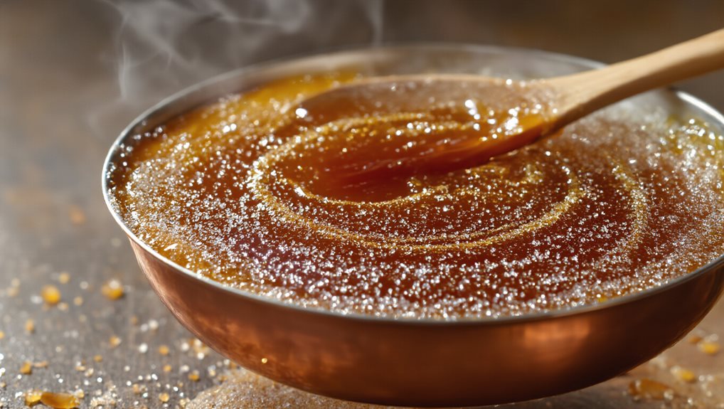 caramel crystallization avoid grits