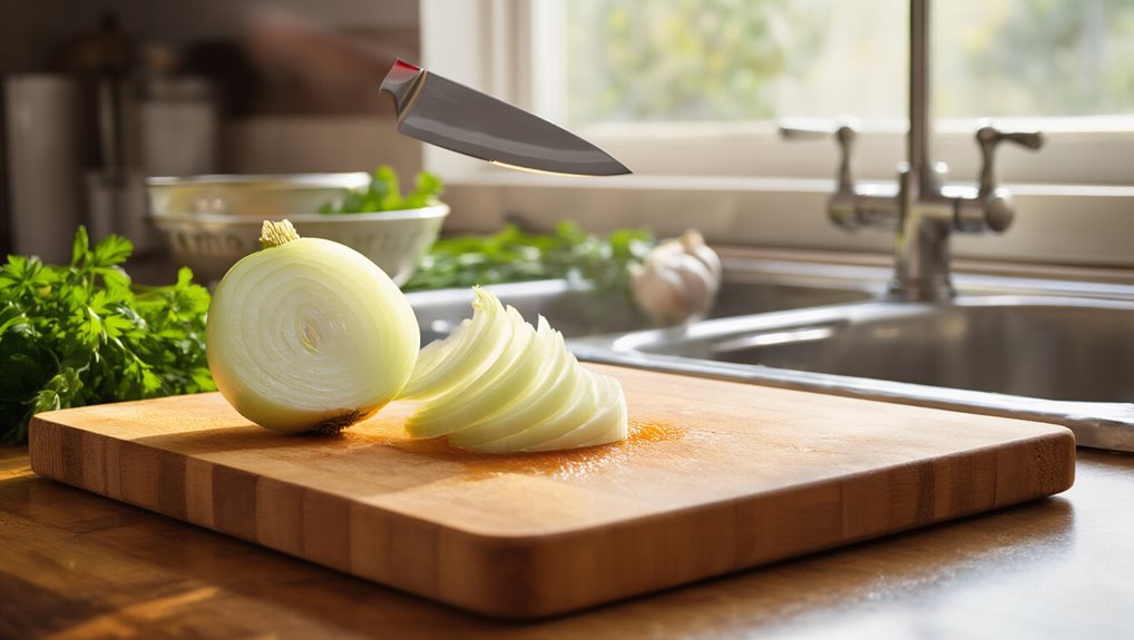 chill onion ventilate cut