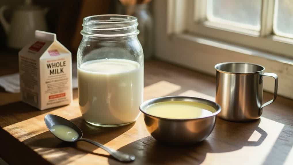 choose milk and acid correctly