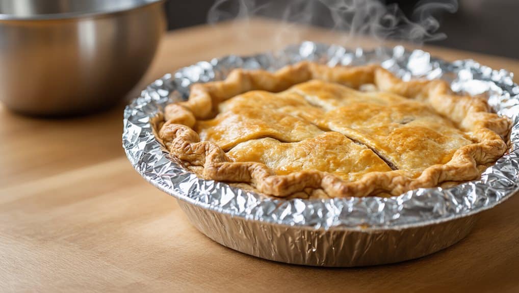 diy aluminum foil pie shield procedure