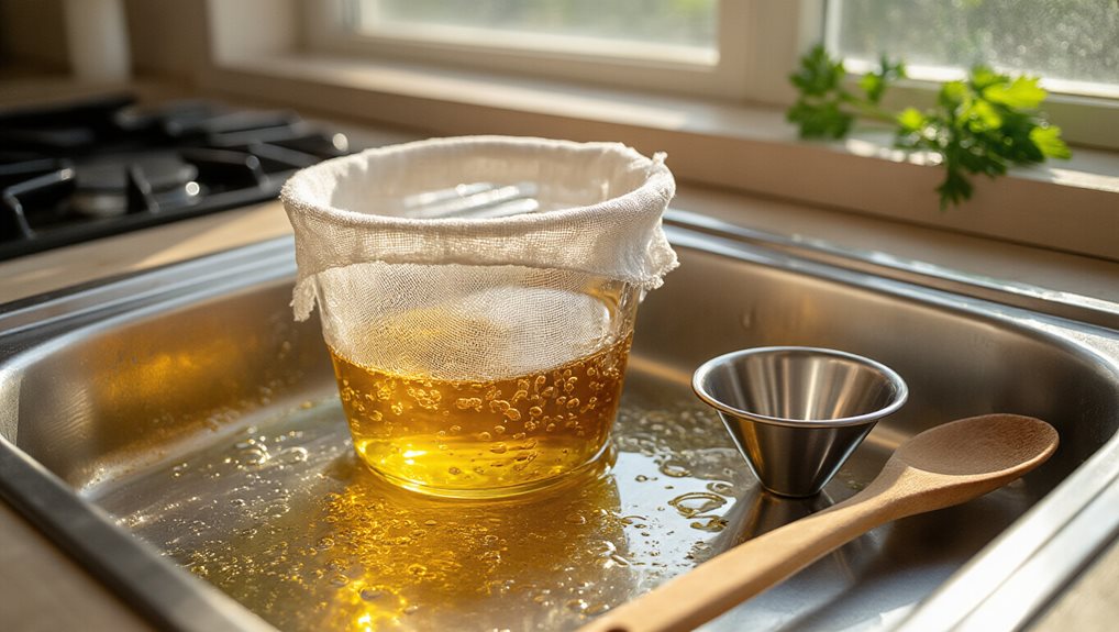filter frying oil after use reliably