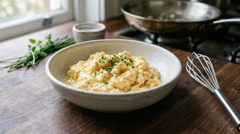 fluffy scrambled eggs perfection