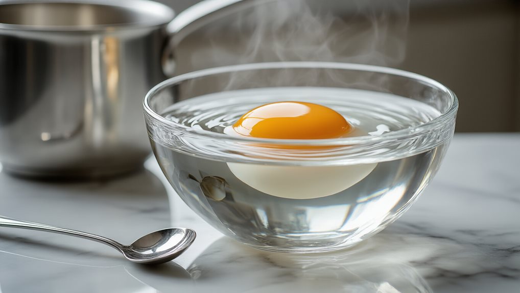 fresh eggs poach without vinegar