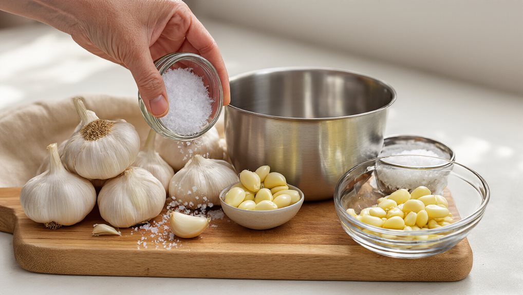 garlic peeling by batch size