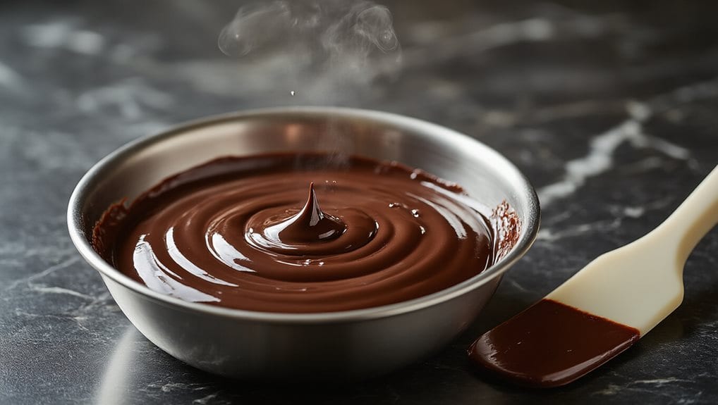 glossy chocolate storage and reheating tips