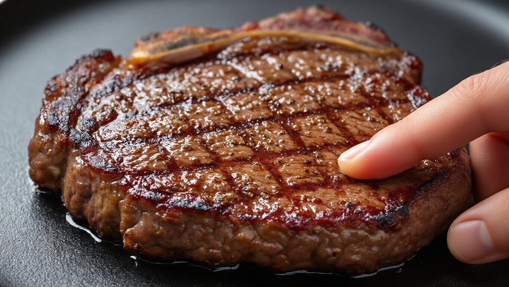 hand test cuts for doneness