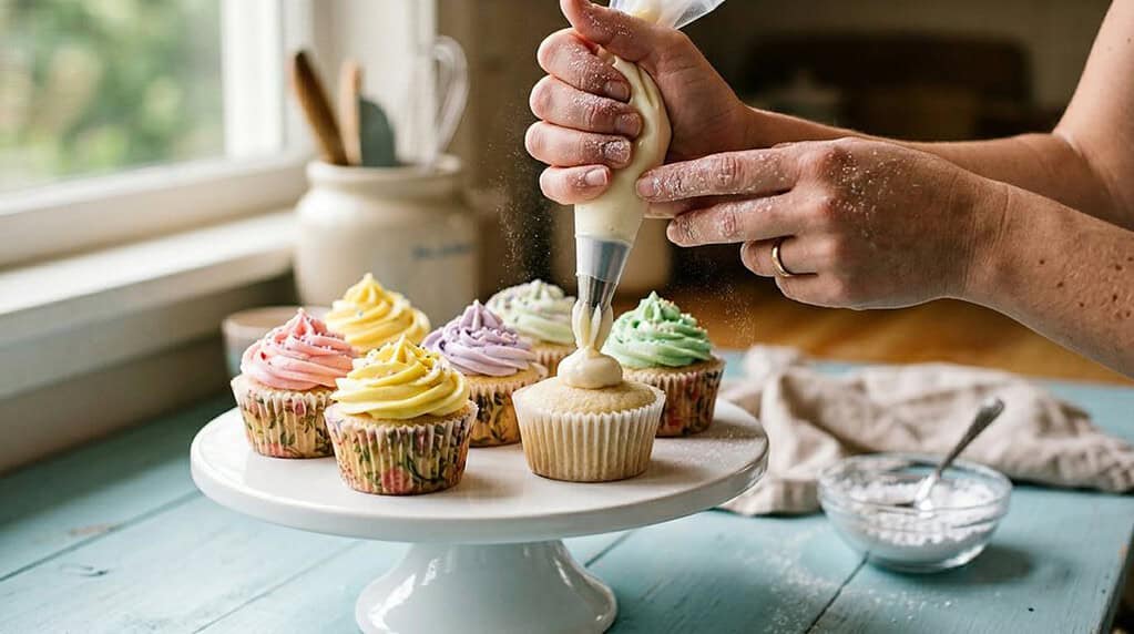 how to fill cupcakes manually