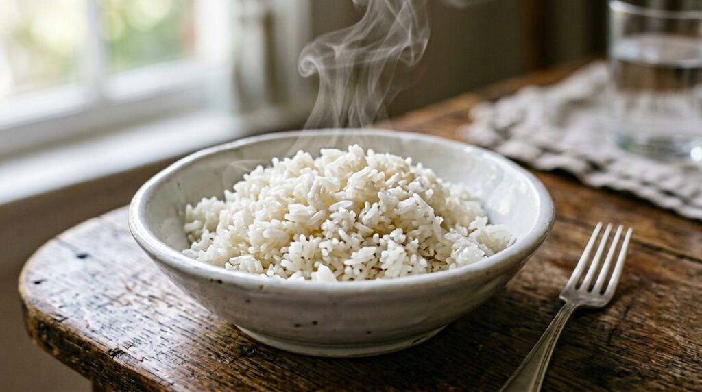 how to make rice fluffy