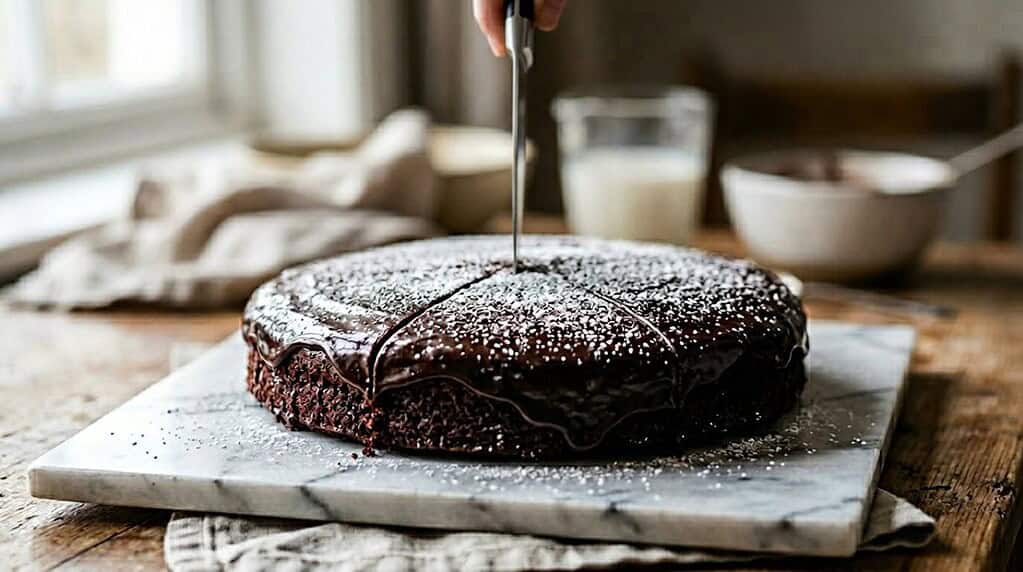 how to slice cake evenly
