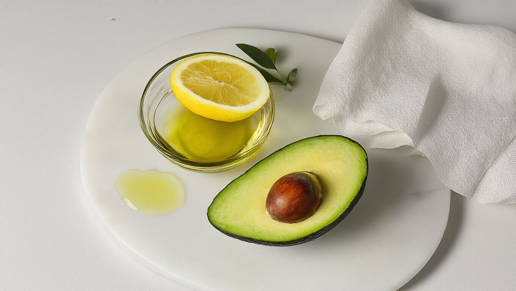 lemon juice oil coconut water protection