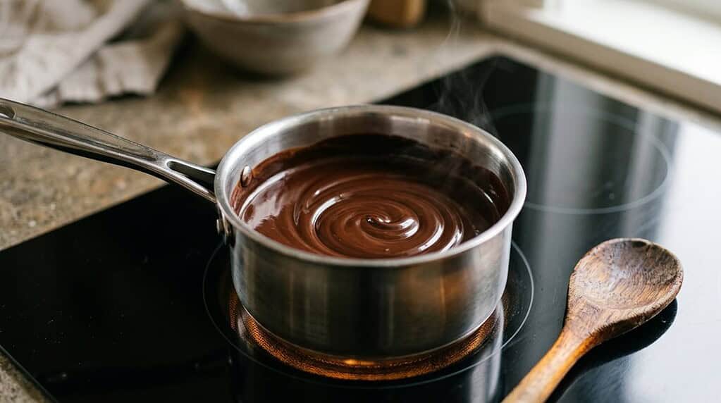 melt chocolate without scorching heat