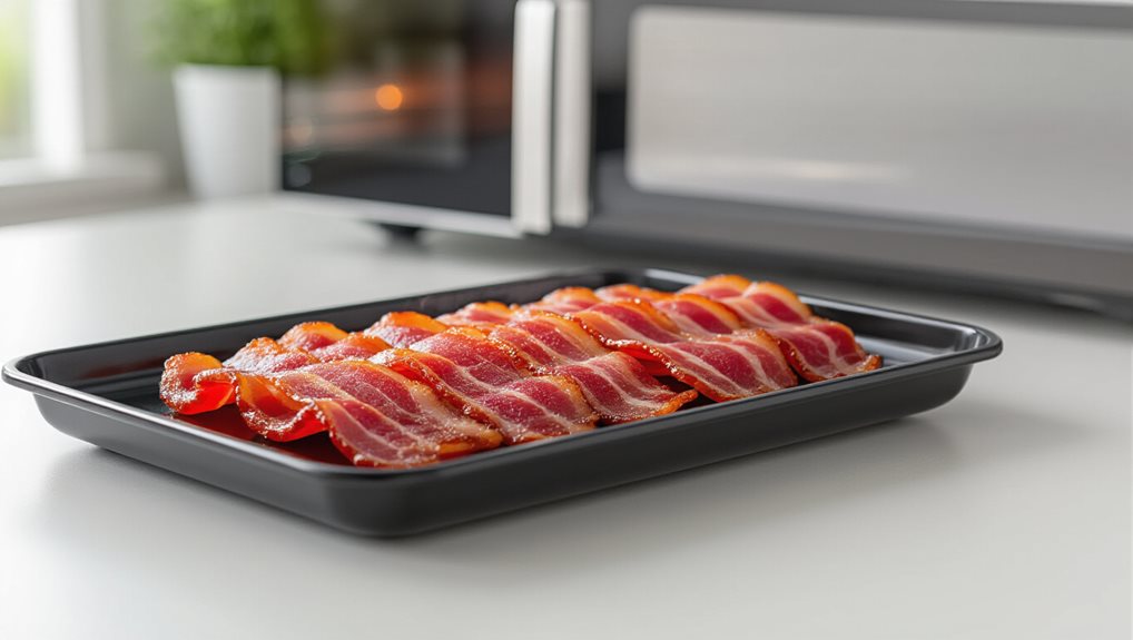 microwave bacon tray features material size drainage