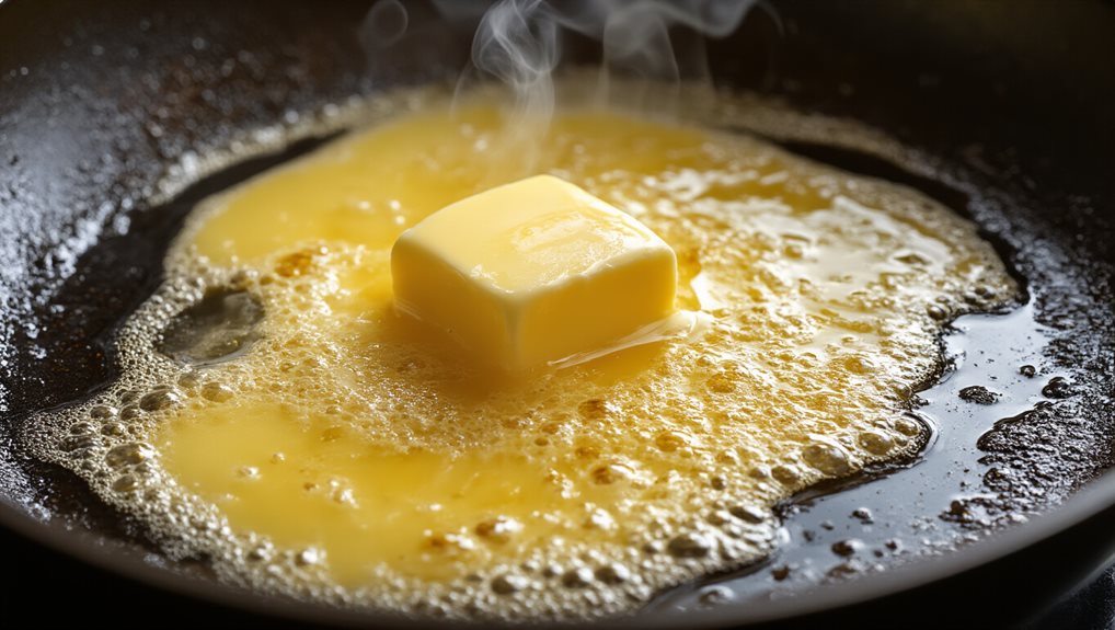 milk solids scorch browning smoke