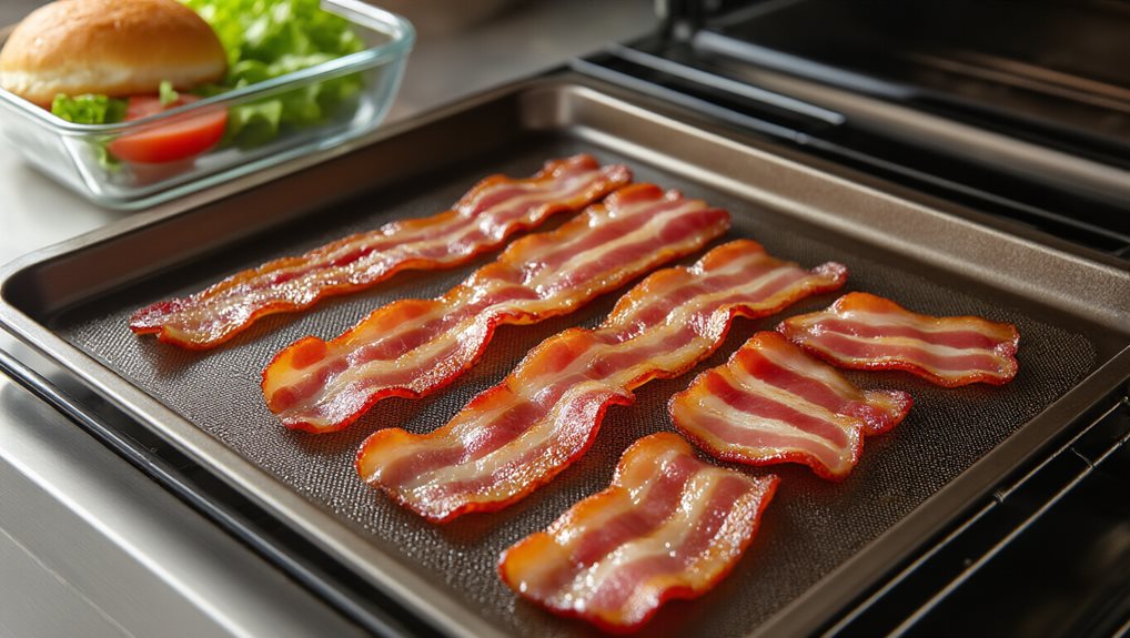oven cooked bacon storage guidance
