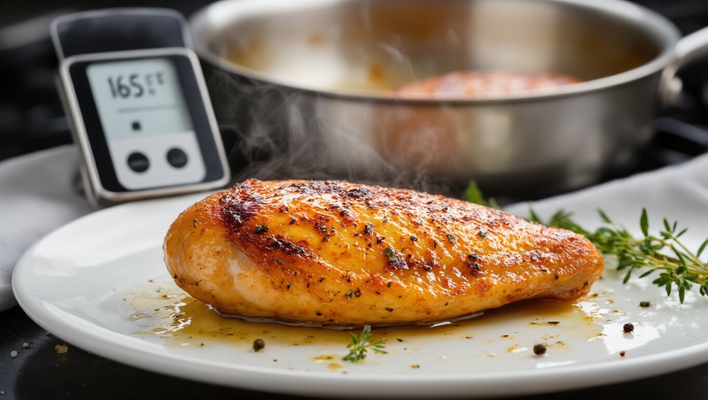 overcooked chicken becomes dry monitor temperature