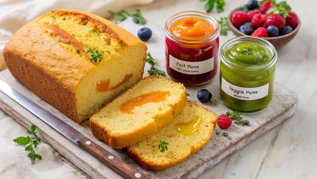 purees replace butter in breads